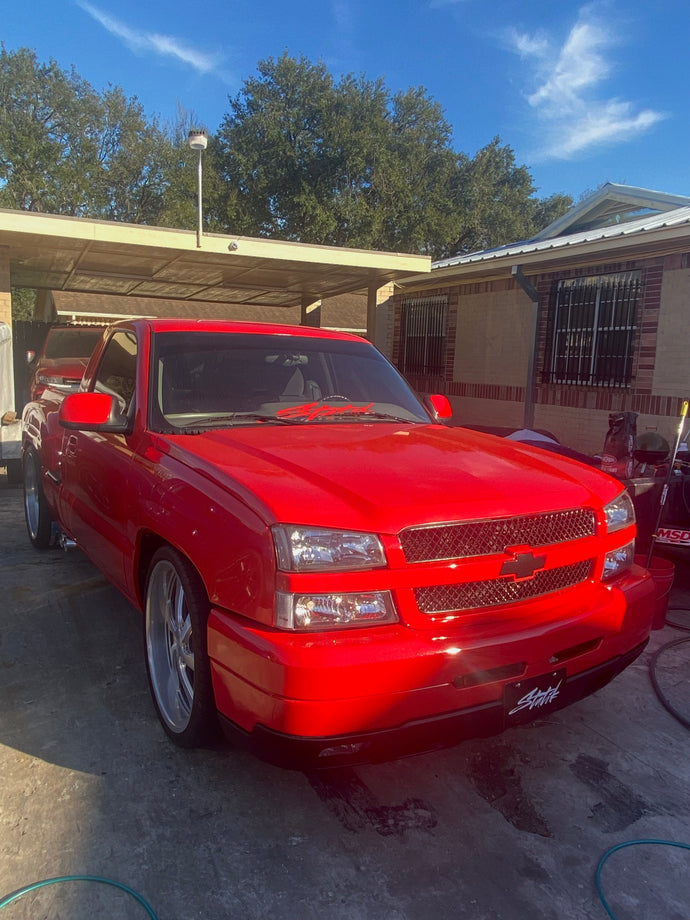 RED STATIK WINDSHIELD DECAL