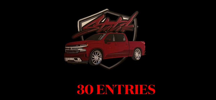 2019 CHEVY SILVERADO GIVEAWAY DECAL 30X ENTRIES!