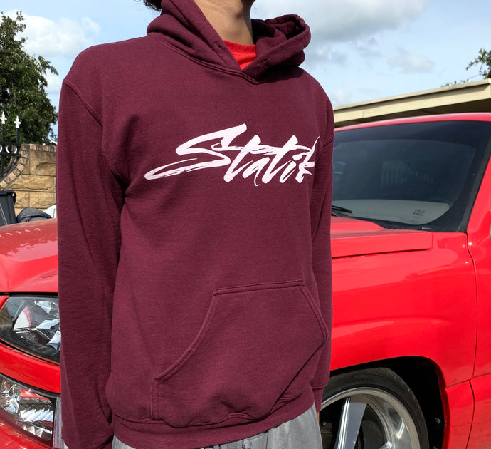 MAROON STATIK HOODIE