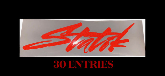 2019 SILVERADO GIVEAWAY DECAL 30X ENTRIES