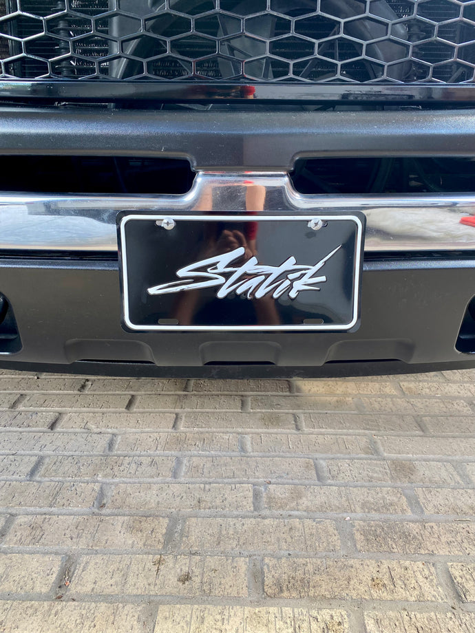 BLACK STATIK PLATE